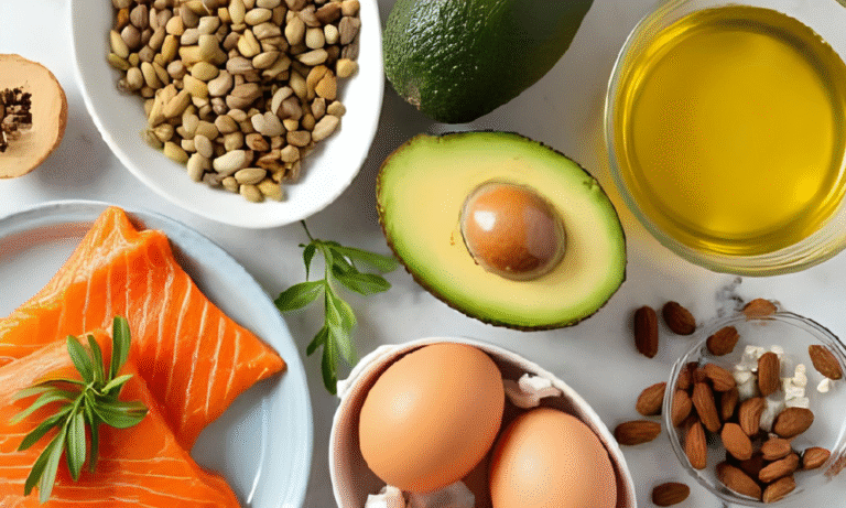 Healthy Fats, Salmon, Avocado, Nuts and Seeds