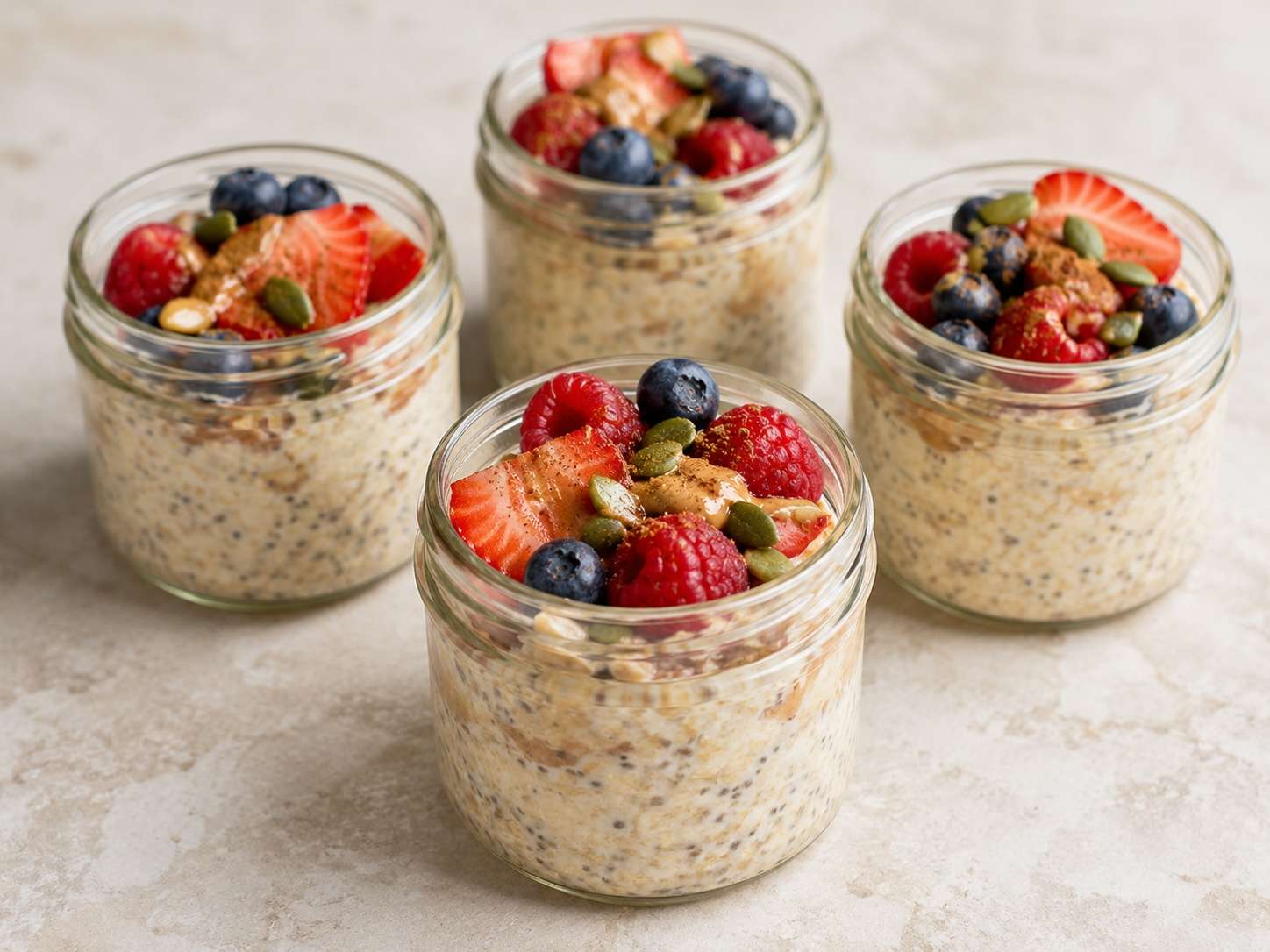 High protein overnight oats, a batch cook breakfast recipe